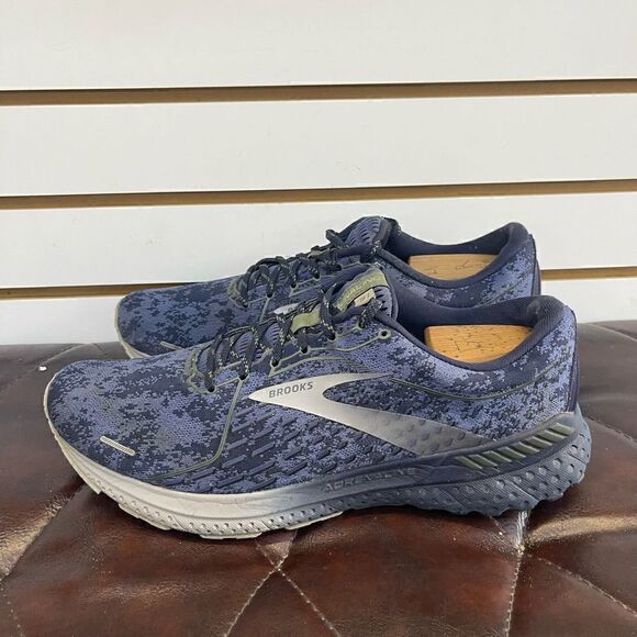 Brooks Adrenaline GTS 21 Running Sneaker Men's Size 11 D Blue - Picture 1 of 10